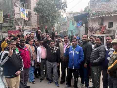 A meeting of all communities was held in Khichripur regarding the drug-free youth campaign.