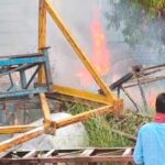 गाजीपुर में RRTS कास्टिंग यार्ड में हादसा, आग लगने से मची अफरा-तफरी, समय रहते काबू